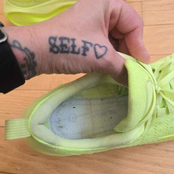NikeInfinity RN 'Volt Barely Volt' yellow monochrome sneakersMENS 11